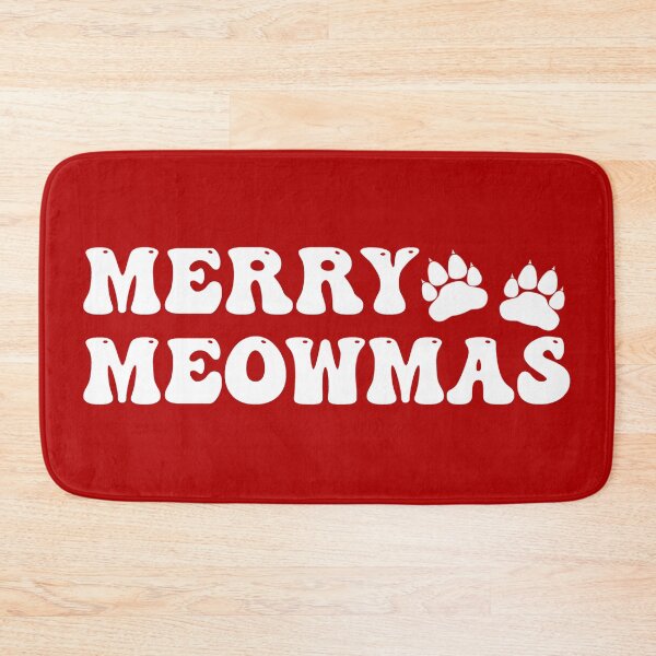 Item preview, Merry Meowmas Fun Cat Lover Christmas Slogan designed and sold by TrulyEpoque.
