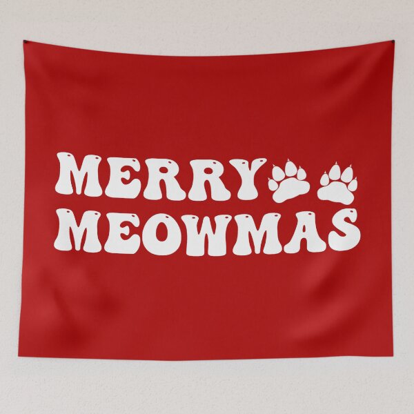 Item preview, Merry Meowmas Fun Cat Lover Christmas Slogan designed and sold by TrulyEpoque.