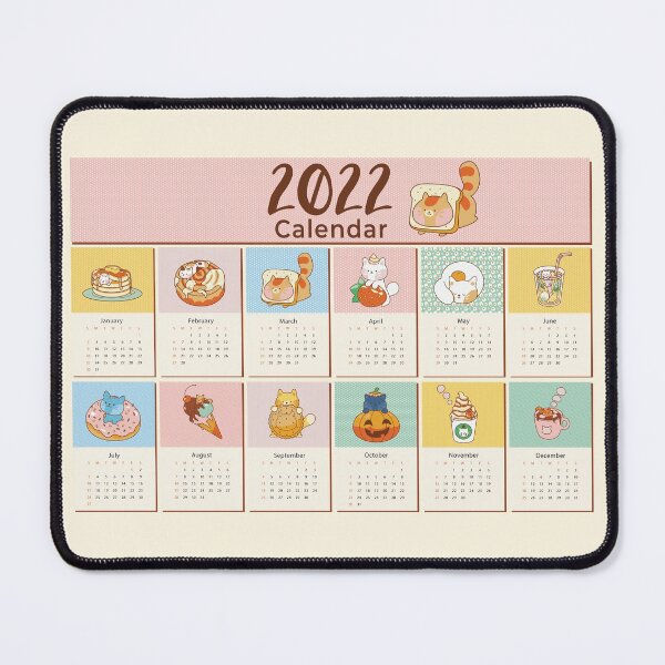Item preview, Cute Cats Calendar 2022 designed and sold by TamGustam.