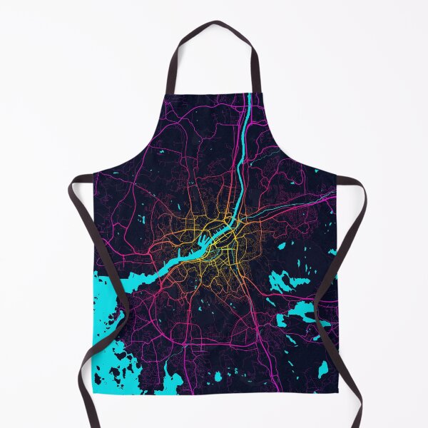 Item preview, Gothenburg City Map of Sweden - Neon designed and sold by deMAP.