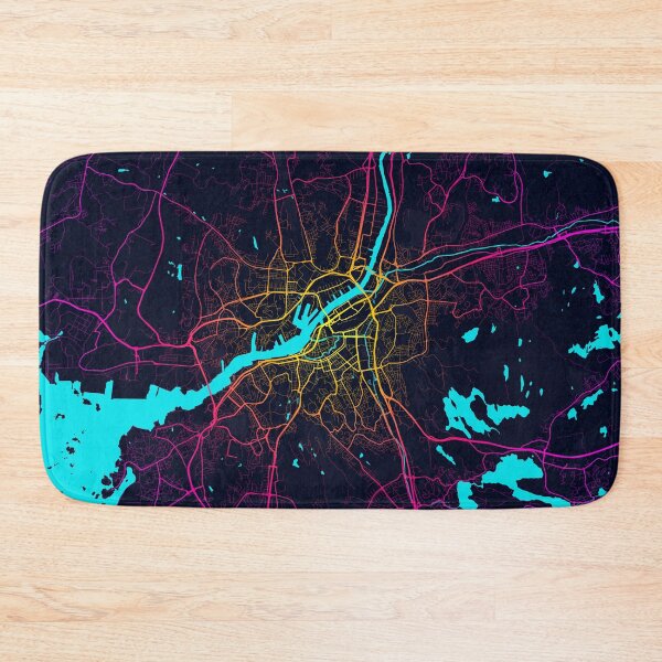 Item preview, Gothenburg City Map of Sweden - Neon designed and sold by deMAP.