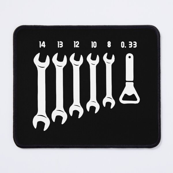 Item preview, Funny Spanner Open end wrench beer opener 0.33 Gift Premium Apparel Funny Holiday Xmas designed and sold by DesignByHeartUK.