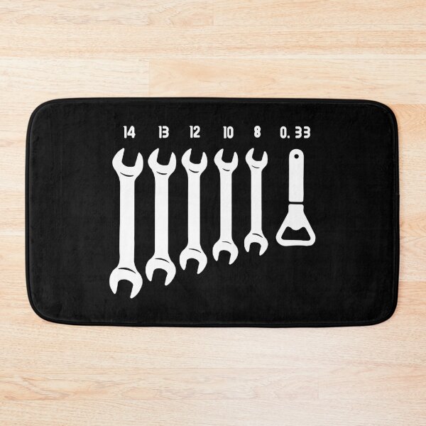 Item preview, Funny Spanner Open end wrench beer opener 0.33 Gift Premium Apparel Funny Holiday Xmas designed and sold by DesignByHeartUK.