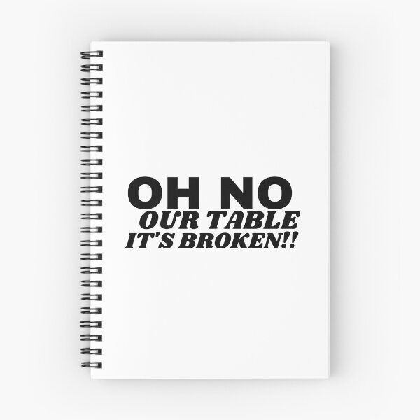 Item preview, oh no our table its broken designed and sold by VAHPROD.