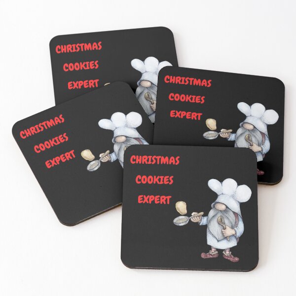 Item preview, Christmas Cookies Expert Funny Gnomes Christmas Design designed and sold by BuddyBoots.