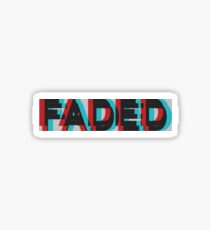 FADED TRIPPY 3-D 3D Sticker