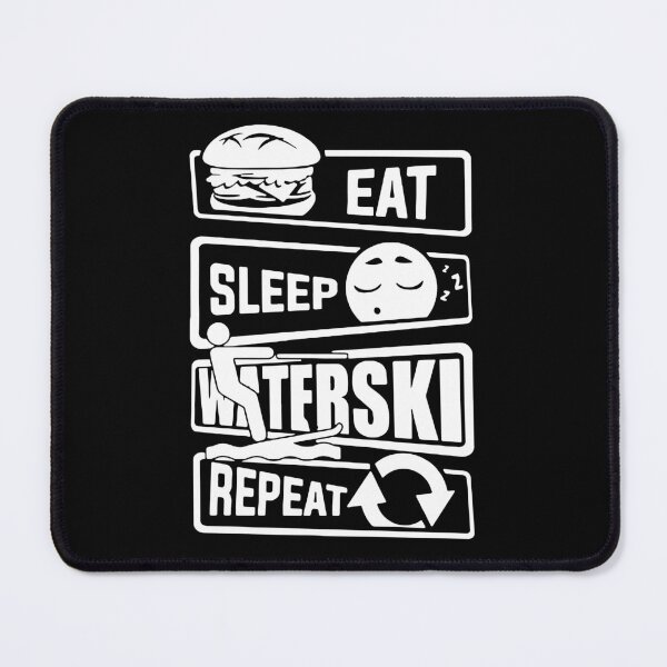 Item preview, Funny Water Ski Eat Sleep WAterski Repeat Love Water Sports Sousaphone Gift Premium Apparel Funny Holiday Xmas designed and sold by DesignByHeartUK.