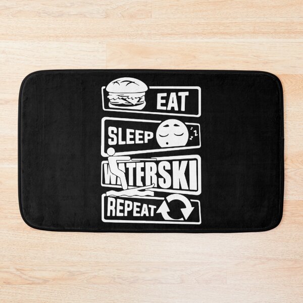 Item preview, Funny Water Ski Eat Sleep WAterski Repeat Love Water Sports Sousaphone Gift Premium Apparel Funny Holiday Xmas designed and sold by DesignByHeartUK.