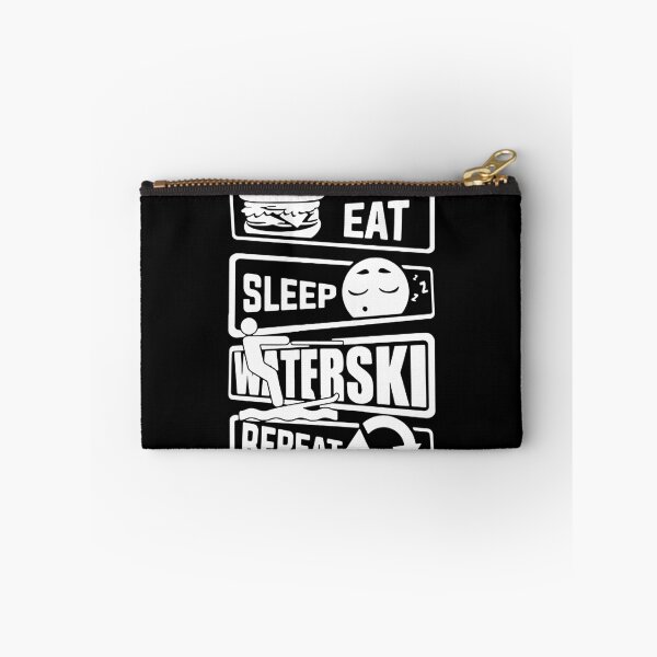 Item preview, Funny Water Ski Eat Sleep WAterski Repeat Love Water Sports Sousaphone Gift Premium Apparel Funny Holiday Xmas designed and sold by DesignByHeartUK.