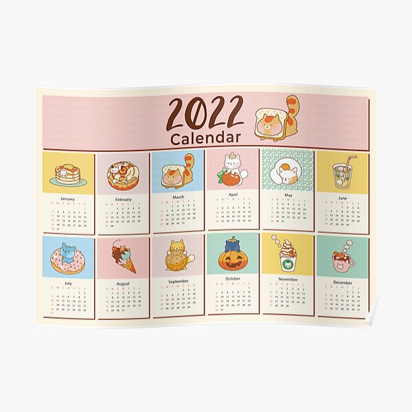 Christmas Break Poster For Kids 2022 Christmas 2022 Calendar Posters | Redbubble