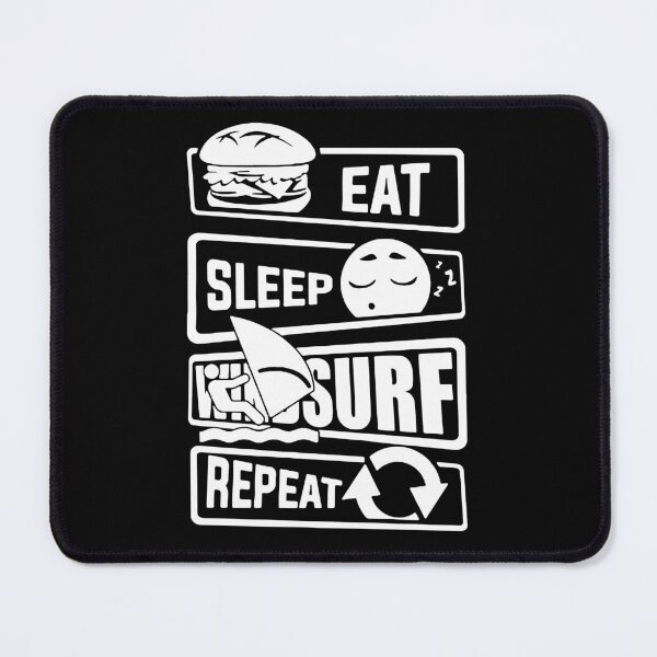 Item preview, Born to windsurf foreced to work Eat Sleep Windsurf Repeat Born to Surf Evolution of Windsurfing Gift Premium Apparel Funny Holiday Xmas designed and sold by DesignByHeartUK.
