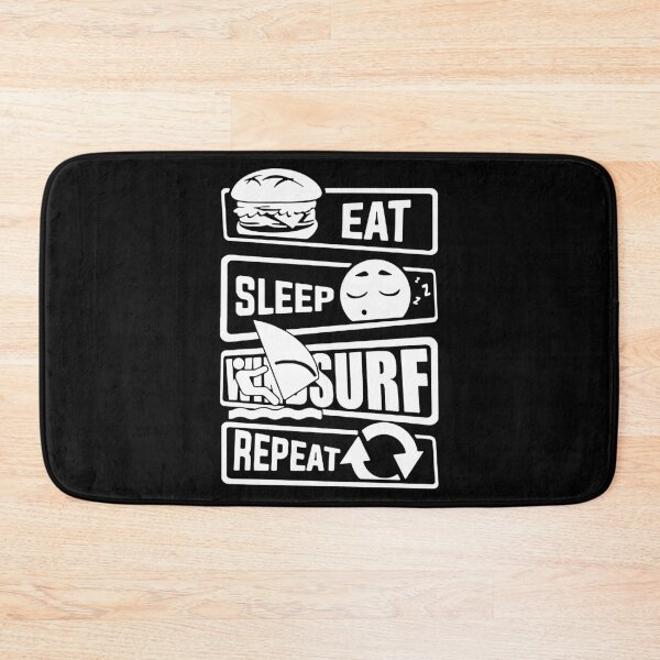 Item preview, Born to windsurf foreced to work Eat Sleep Windsurf Repeat Born to Surf Evolution of Windsurfing Gift Premium Apparel Funny Holiday Xmas designed and sold by DesignByHeartUK.