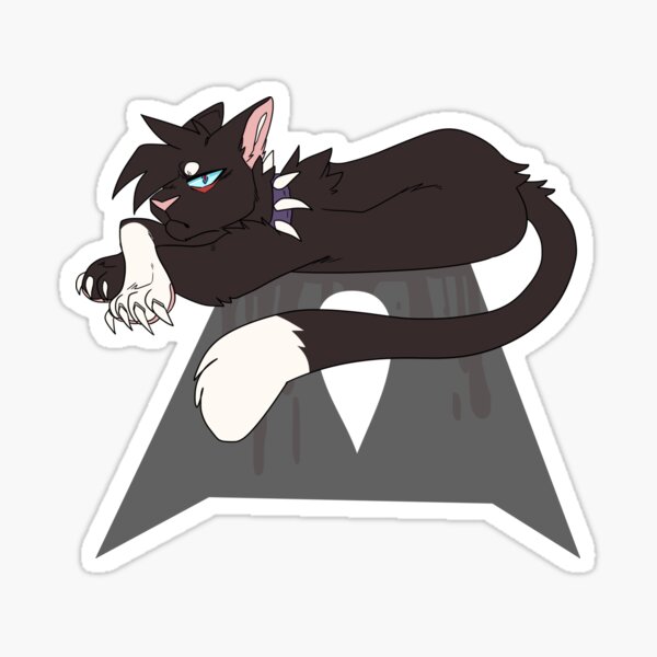 Warrior cats pattern 2 Sticker for Sale by strawbebehmod