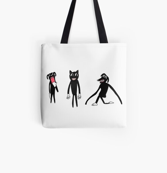 Cartoon cat heads black pattern Classic Sublimation Tote Bag – I love  Veterinary