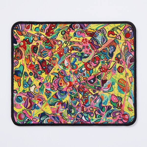 Item preview, 51. JUNGLE crazy abstract. Trippy hippie fun art by Veera Zukova mind-blowing action painting designed and sold by Veera Zukova.
