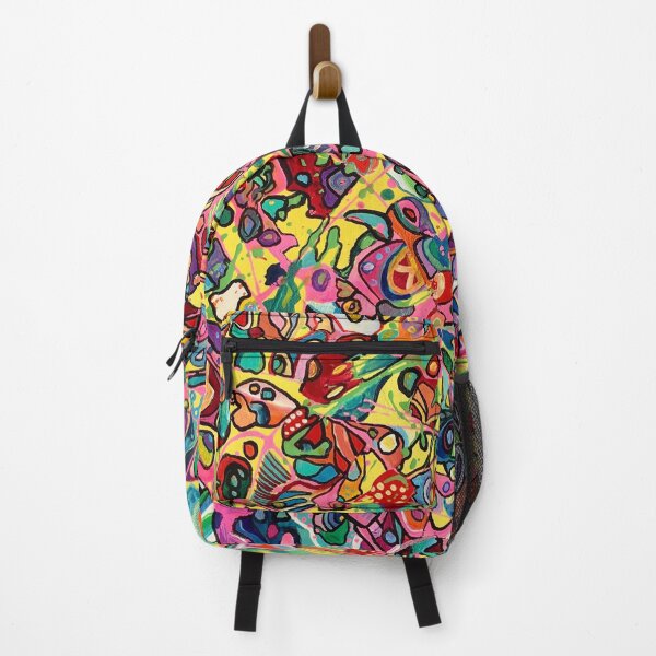 Item preview, 51. JUNGLE crazy abstract. Trippy hippie fun art by Veera Zukova mind-blowing action painting designed and sold by Veera Zukova.