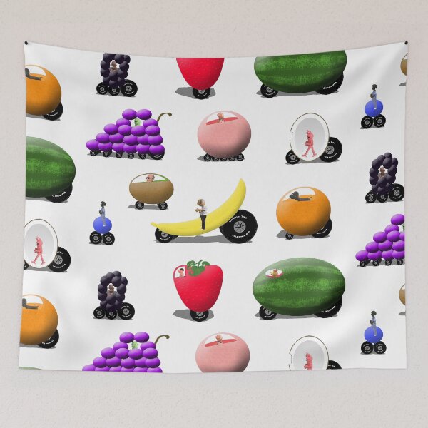 Item preview, Fruit Cars with Timmy Uppet and Friends designed and sold by TimmyUppetPlace.