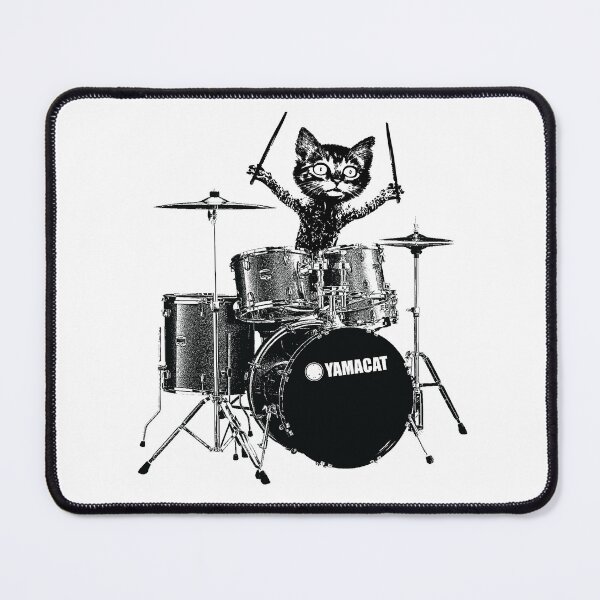 Item preview, Cat Drummer Drumming designed and sold by Go Logo Designs.