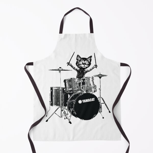 Item preview, Cat Drummer Drumming designed and sold by Go Logo Designs.