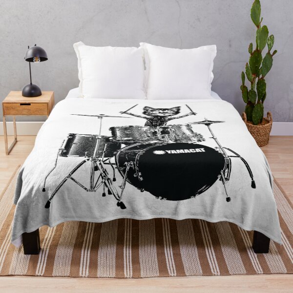 Item preview, Cat Drummer Drumming designed and sold by Go Logo Designs.