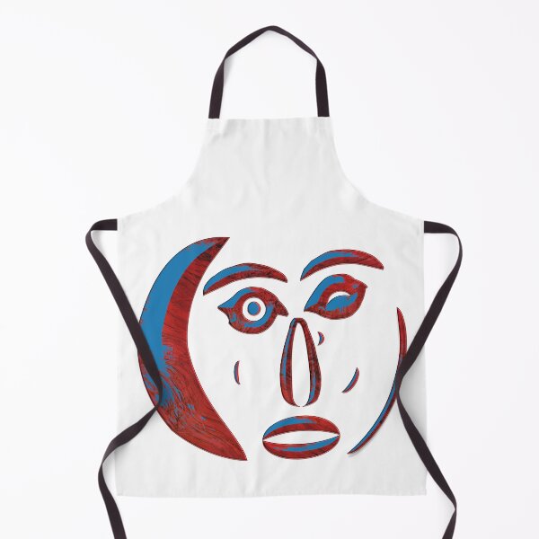 Item preview, ABSTRACT FEMALE FACE WITH CEOMETRIC MOONS - WINK OF THE MOON designed and sold by Ralek.