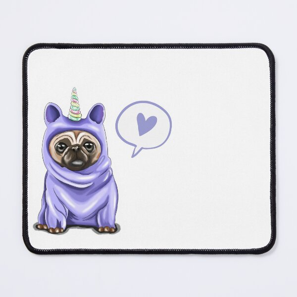 Item preview, Pug in Unicorn costume  painted design designed and sold by AnnastasiiaD.