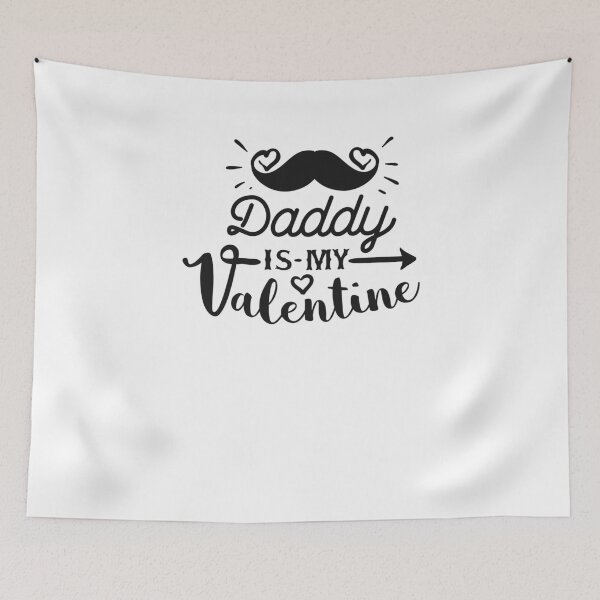 Item preview, Daddy is my valentine-valentines day 2022 designed and sold by Hartics.