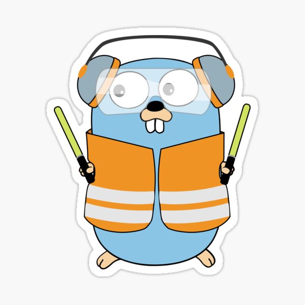 Aperçu de l'œuvre Golang Gopher Traefik - Le routeur Cloud Native Edge créée et vendue par cookieandcode.