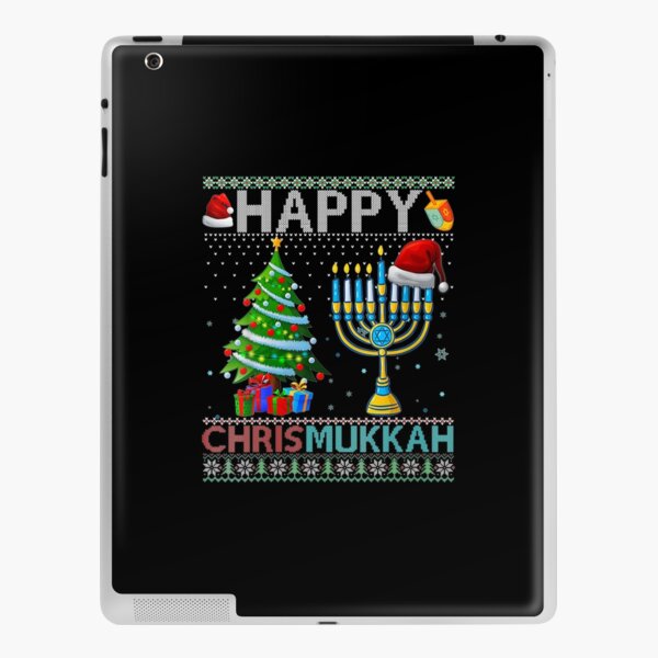 Happy Chrismukkah Santa Funny Hanukkah Jewish Christmas