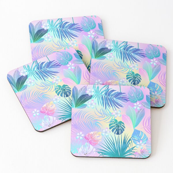 Item preview, Neon tropical leaves designed and sold by Lusy Rozumna.