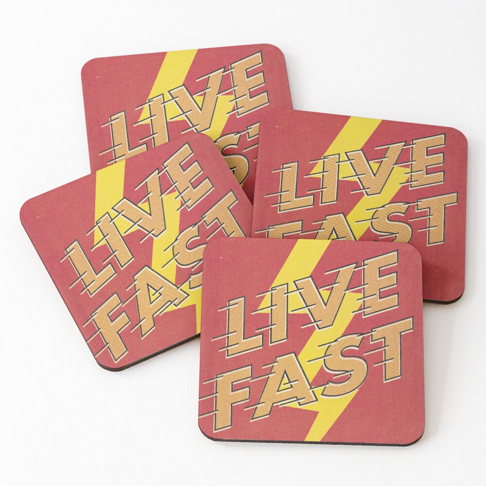Item preview, Coasters (Set of 4) designed and sold by RaygunRetro.