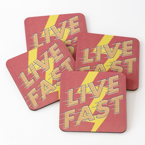 Item preview, Live Fast! designed and sold by RaygunRetro.