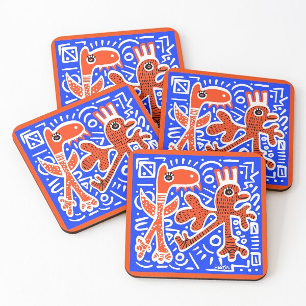 Item preview, Creatures in orange designed and sold by kbackesneu.