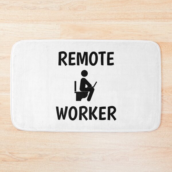 Item preview, Remote Worker - Funny image of Man on Toilet With Laptop designed and sold by PaulArden.