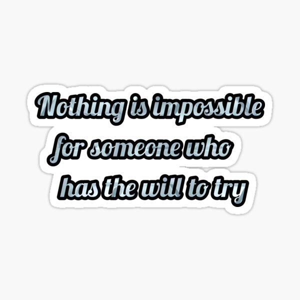 Motivation Sticker