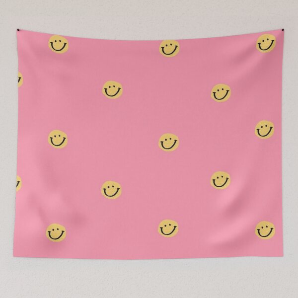 Item preview, Preppy Pink Smiley Faces designed and sold by Eliana's Designs.