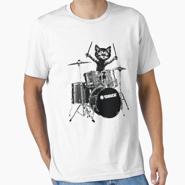 Item preview, Cat Drummer Drumming designed and sold by gologodesigns.