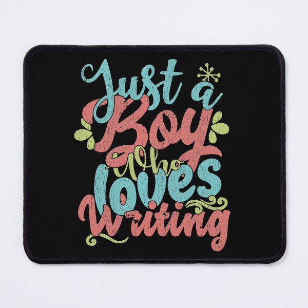 Item preview, Just A Boy Who Loves Writing Gift graphic designed and sold by theodoros20.