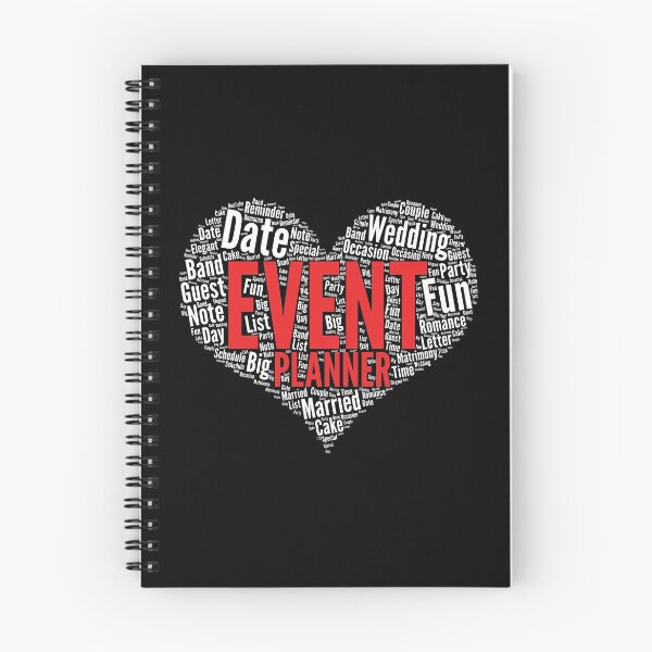 Item preview, Event planner Heart Shape Word Cloud Planning Party design designed and sold by theodoros20.