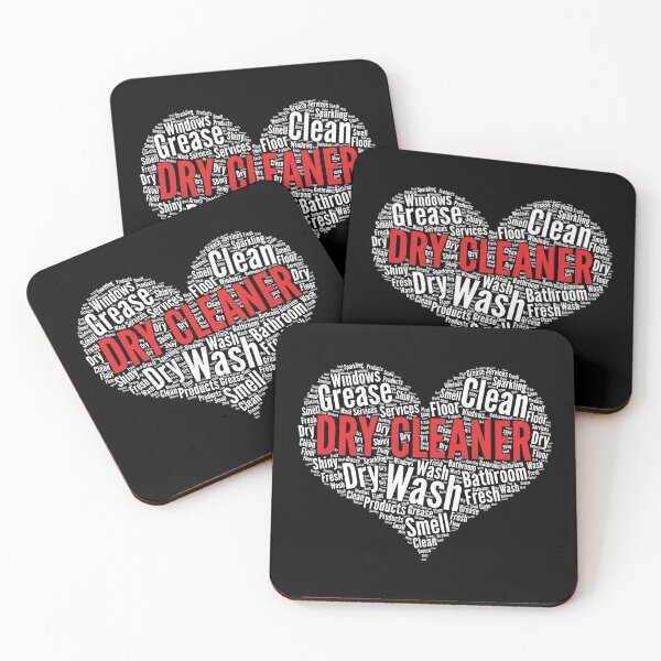 Item preview, Dry Cleaner Heart Shape Word Cloud Design design designed and sold by theodoros20.