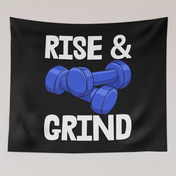 Item preview, Rise & Grind Dumbbell designed and sold by Bendthetrend.