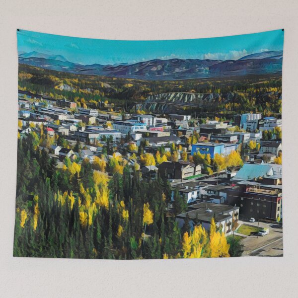 Item preview, Whitehorse Skyline designed and sold by Sofia-Draws.