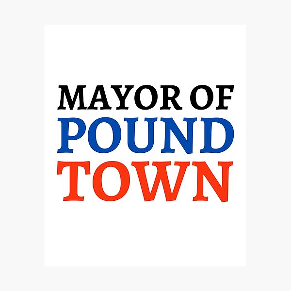 Item preview, Mayor of Pound Town designed and sold by VAHPROD.
