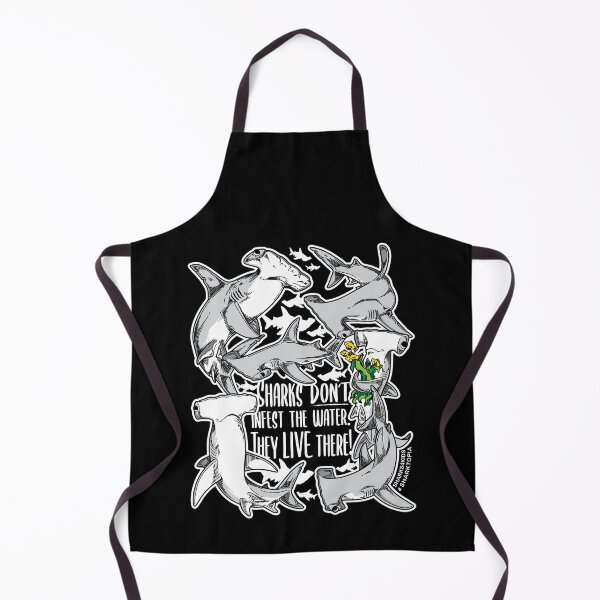 Item preview, Sharks don't infest the water! (v1) designed and sold by Sharks4Kids.