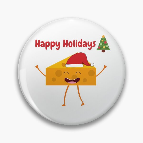 Item preview, Happy Holidays With Cheese designed and sold by AnnaAndVibes.