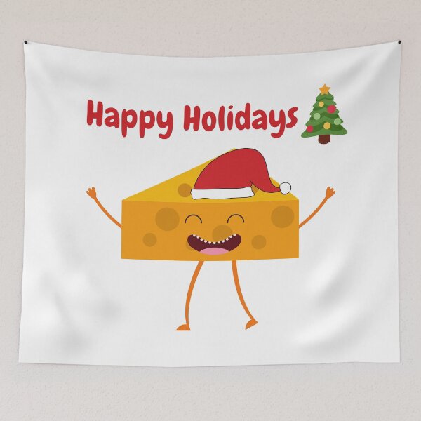 Item preview, Happy Holidays With Cheese designed and sold by AnnaAndVibes.