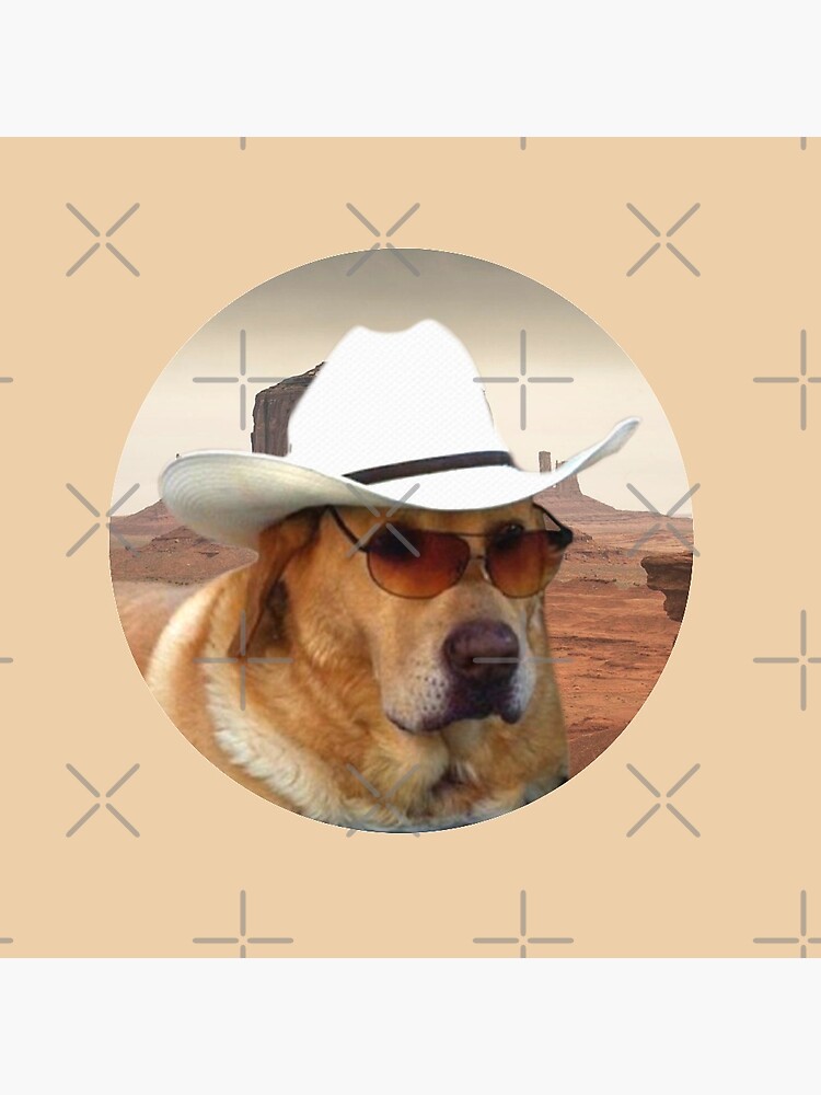 Doggo Stickers: Cowboy by Elisecv