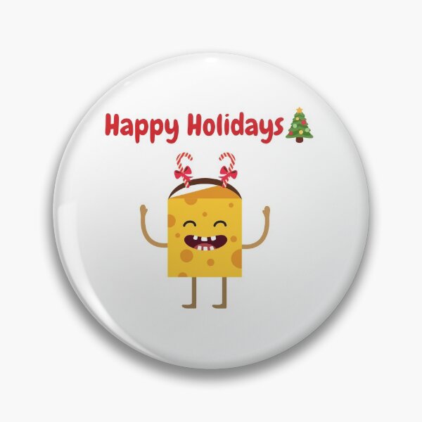 Item preview, Happy Holidays With Cheese designed and sold by AnnaAndVibes.
