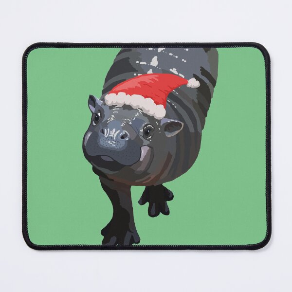 Item preview, The Best Pygmy Hippo Holiday Edition designed and sold by BogsuckerDesign.