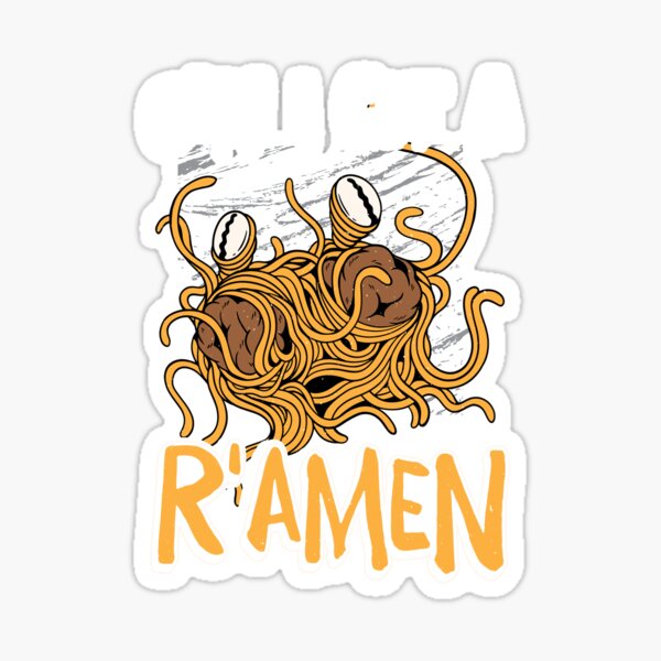 Artikel-Vorschau von Kann ich eine Ramen fliegende Spaghettimonster Pastafari bekommen?, designt und verkauft von Arneeeeee.